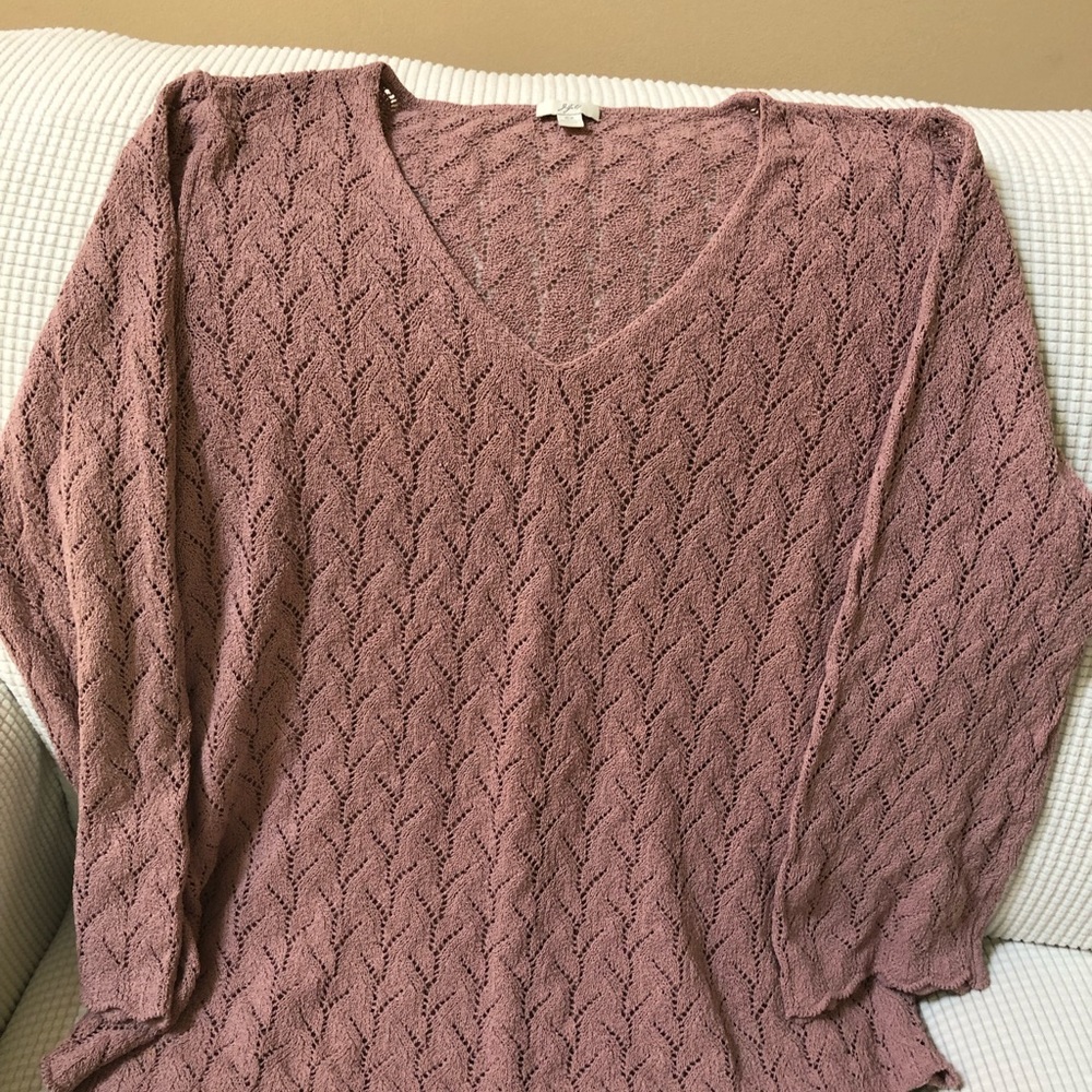 J.Jill V-Neck Cotton Top